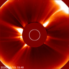 Latest LASCO C2 image of the Sun