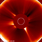 Latest LASCO C2 image of the Sun